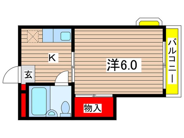 上柳ハウスの物件間取画像